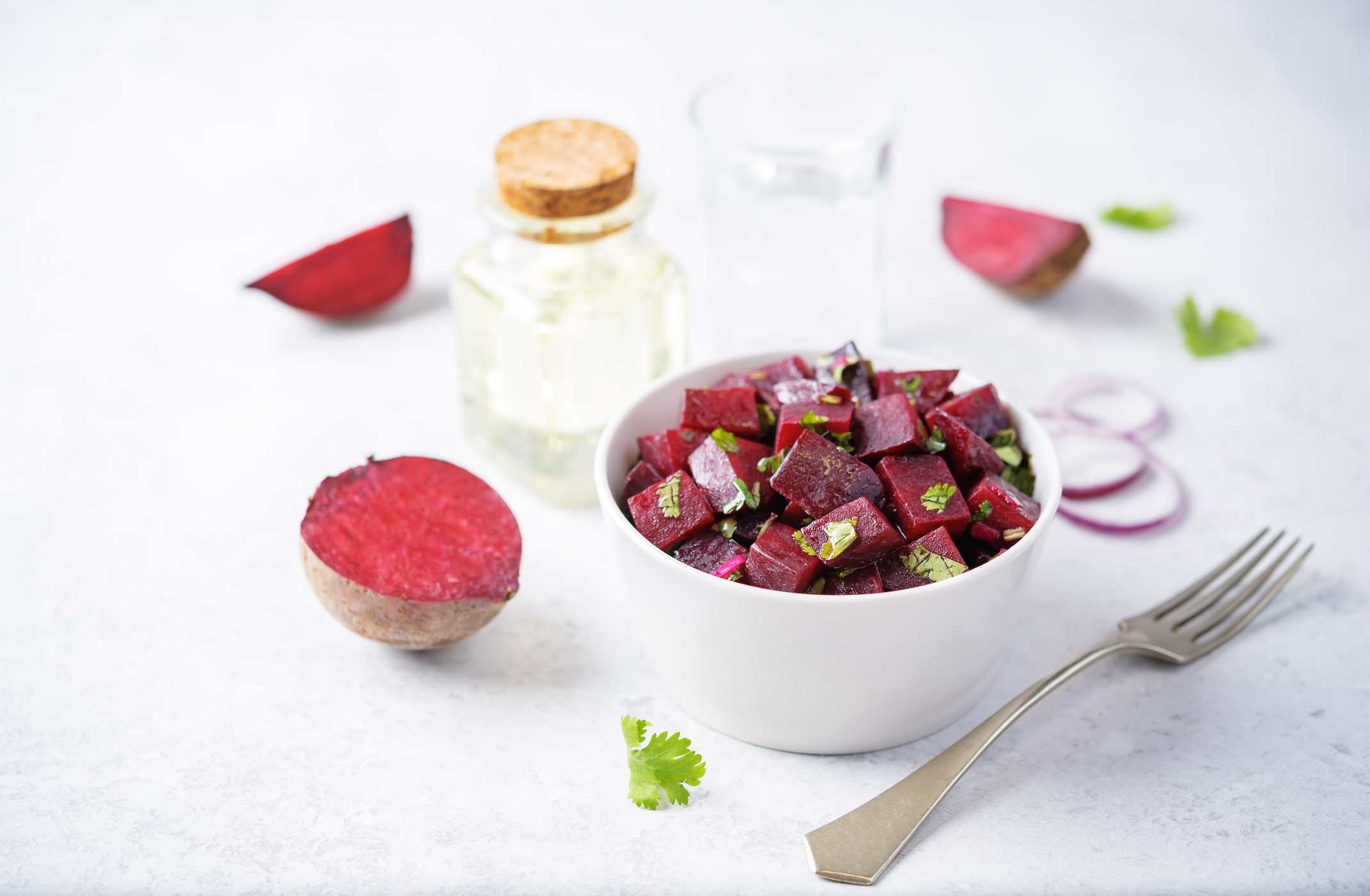 Roasted Beet Salad with Mint