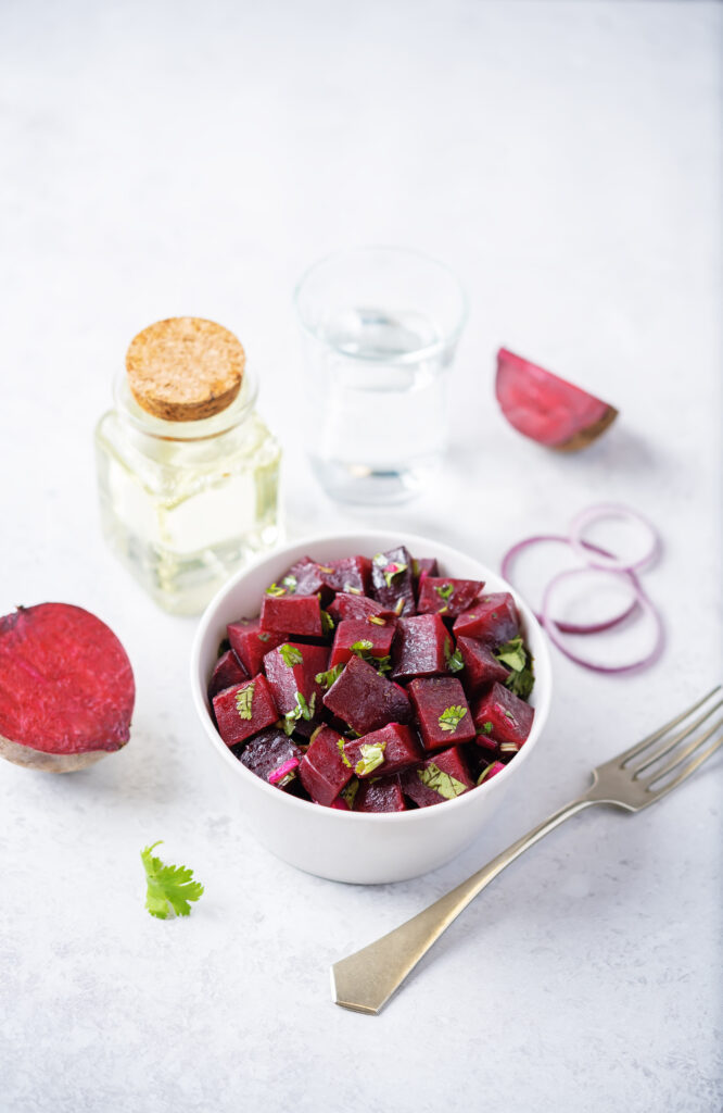 Roasted Beet Salad with Mint