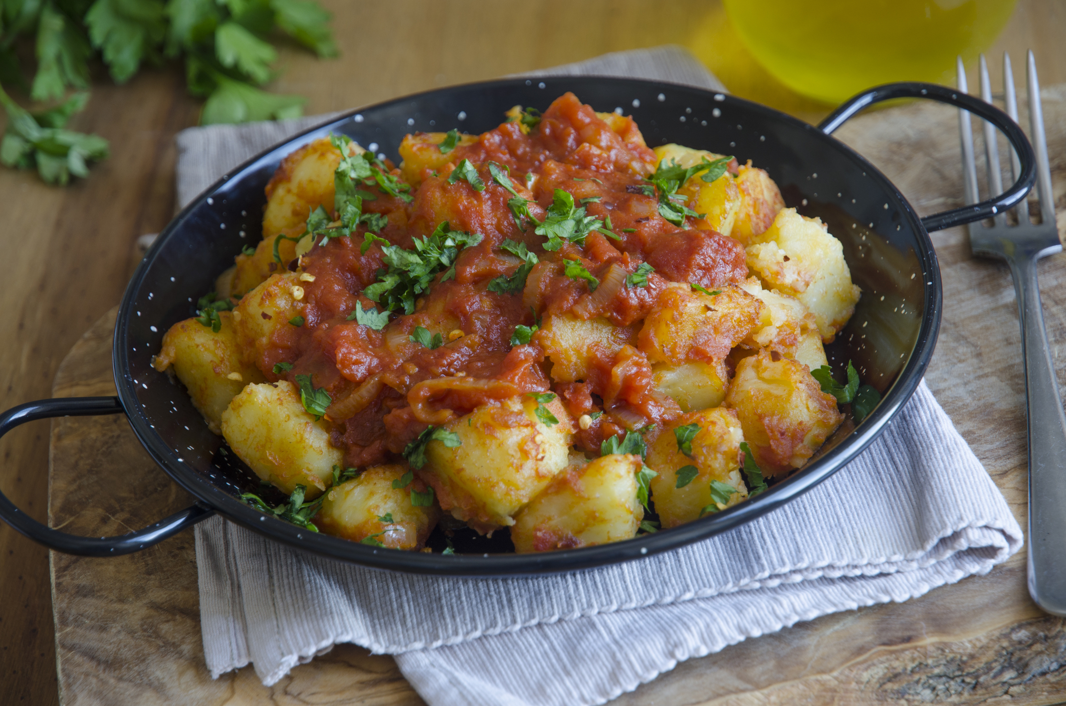 Vegan Spanish Patatas Bravas