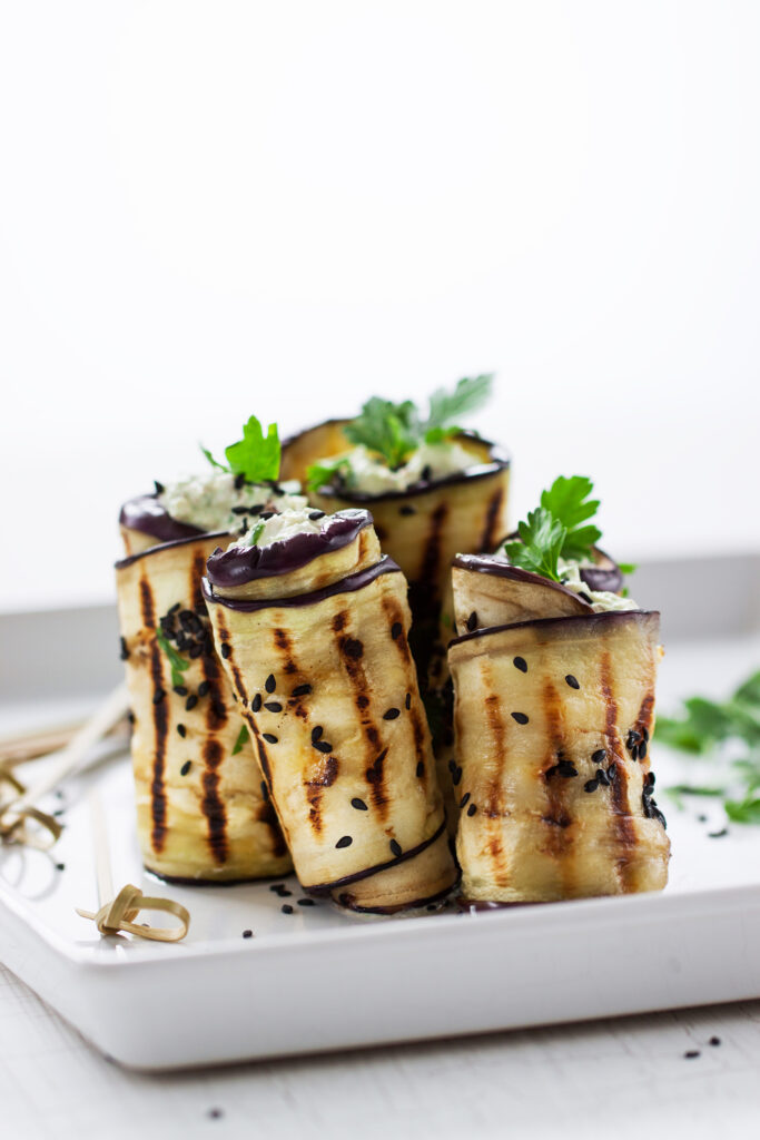 Stuffed Eggplant Rolls