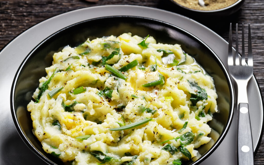 Irish Mashed Potatoes and Kale