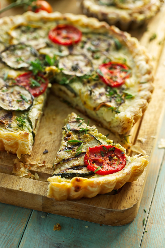 Baked Vegan Zucchini Quiche