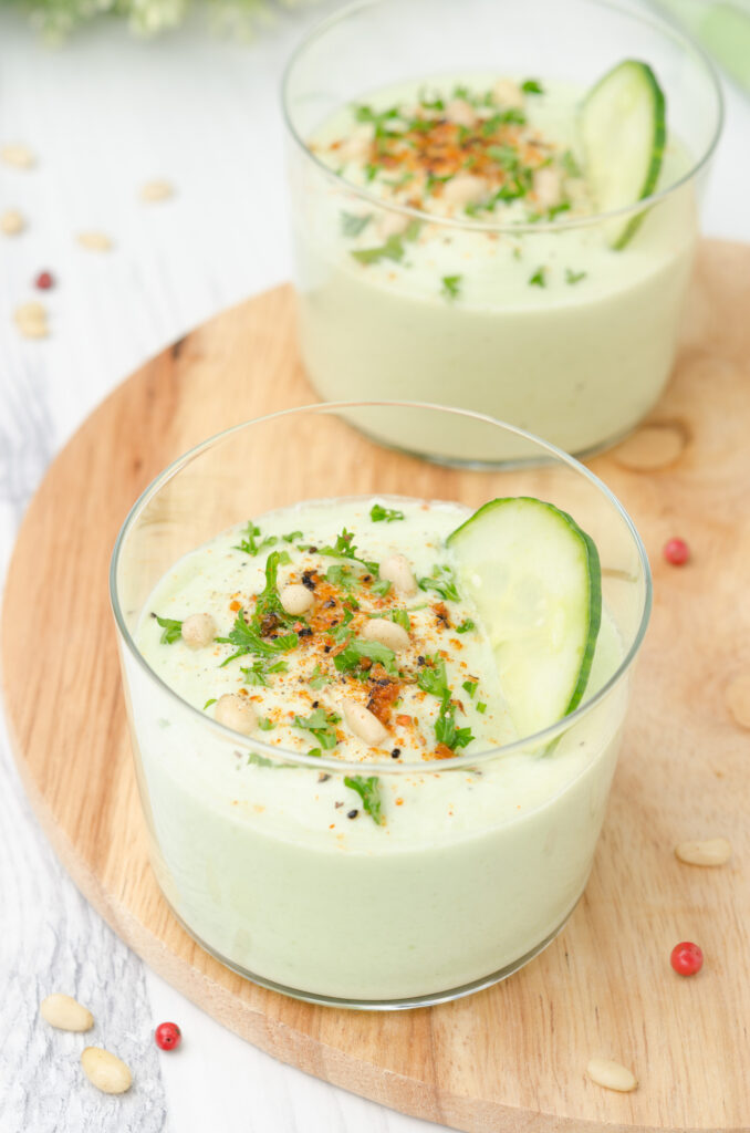 Cucumber and Avocado Cold Soup