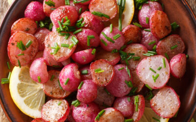 Lemon and Herb Roasted Radish