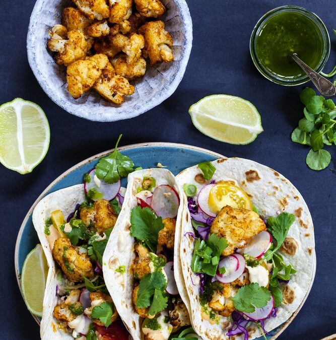 Roasted Cauliflower Tacos