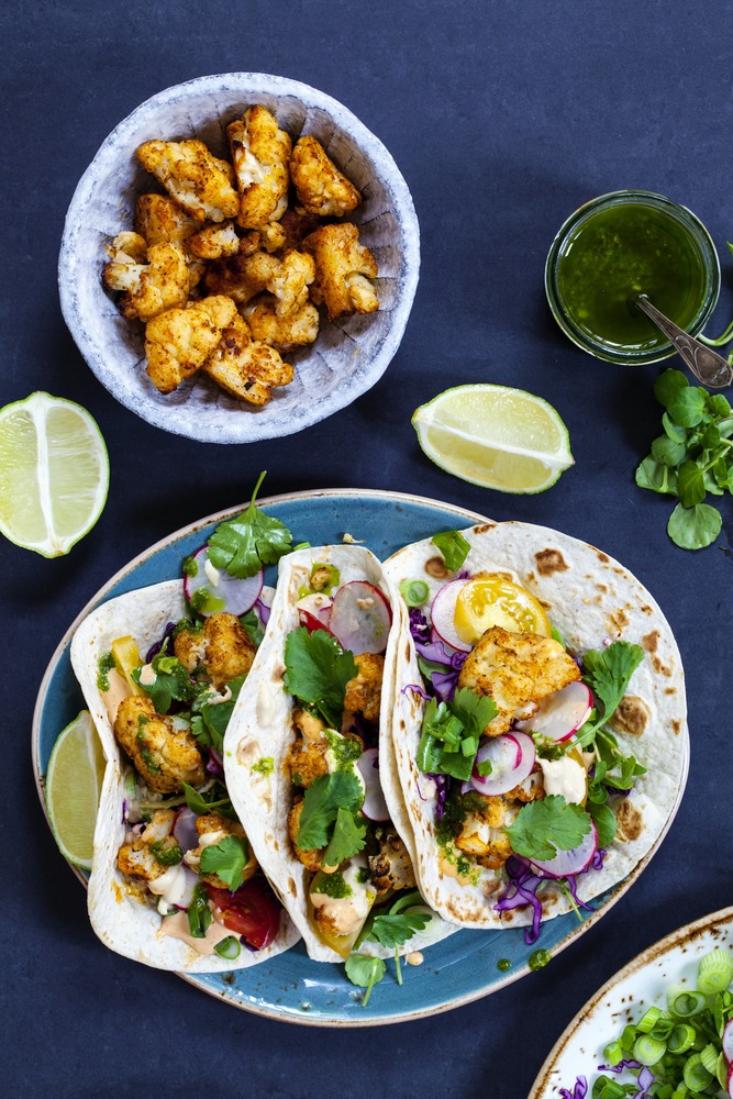 Roasted Cauliflower Tacos