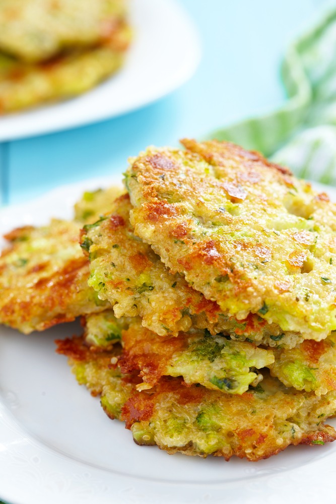 Broccoli Cheddar Fritters