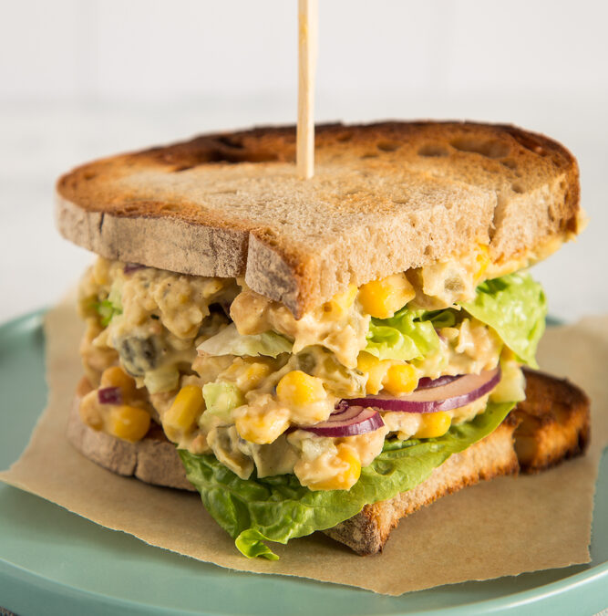 Chickpea-Avocado Salad Sandwich