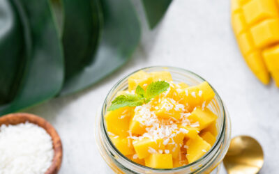 Vegan Mango Coconut Chia Pudding