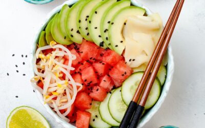 Vegan Watermelon Poke Bowl