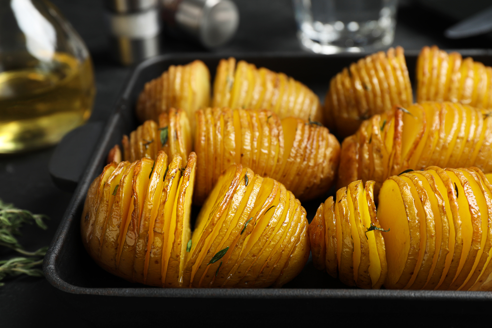 Herb-Roasted Hasselback Potatoes