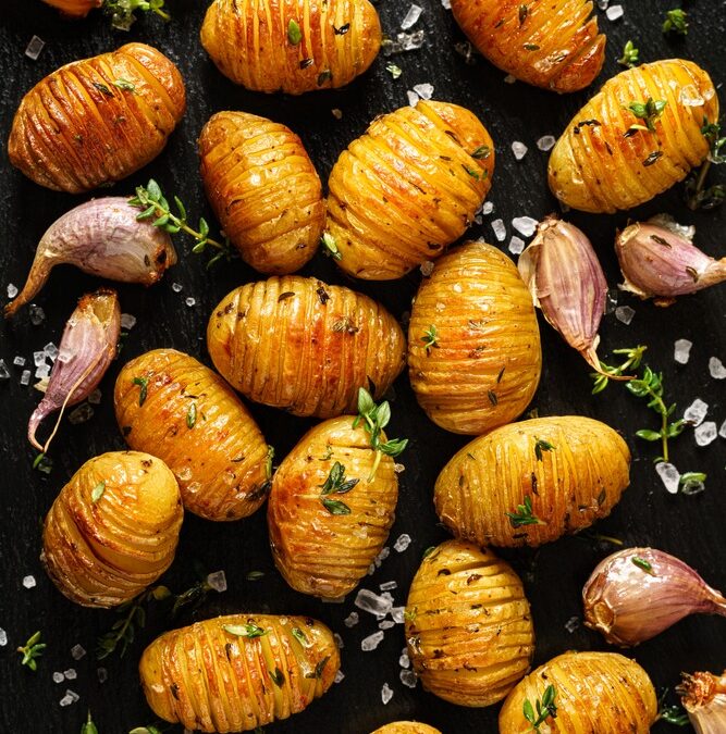 Herb-Roasted Hasselback Potatoes