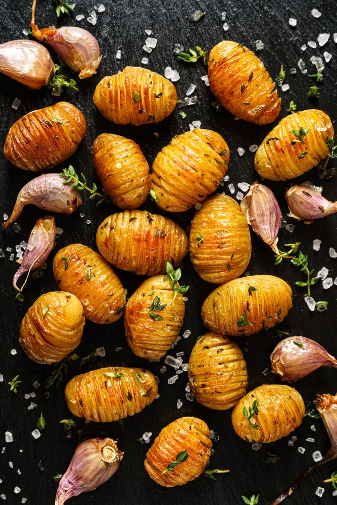 Herb-Roasted Hasselback Potatoes