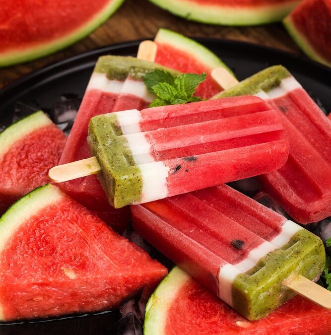 Homemade Watermelon Popsicles