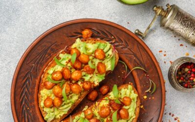 Chickpea and Avocado Bruschetta