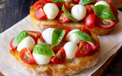 Easy Caprese Bruschetta