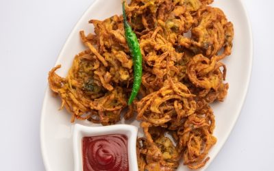 Crispy Baked Onion Fritters