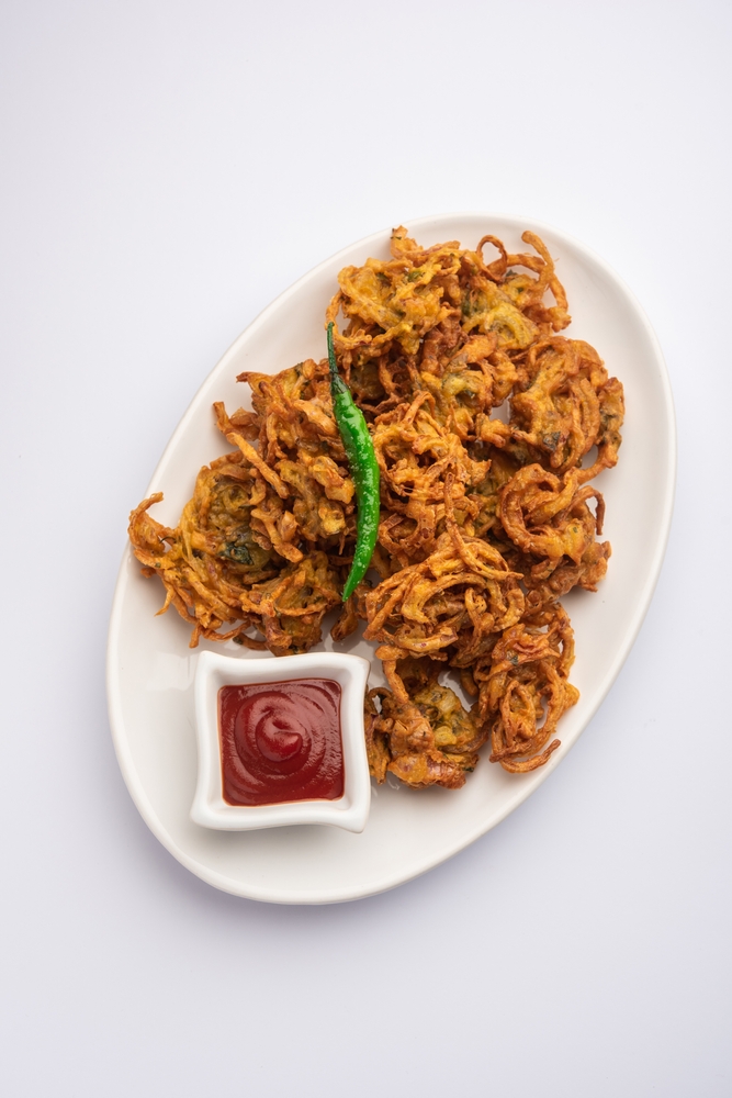 Crispy Baked Onion Fritters