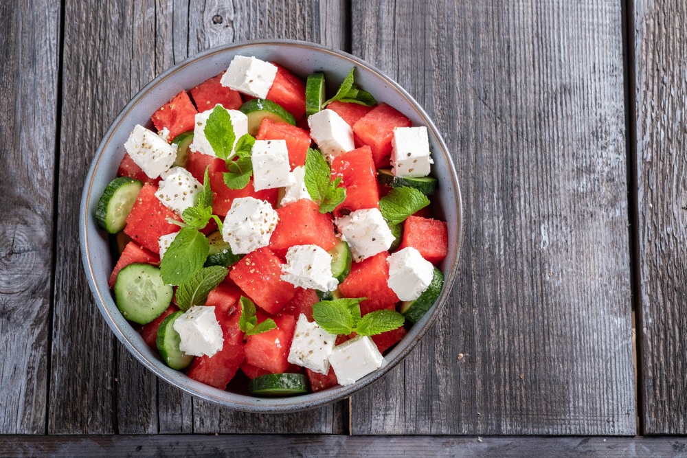 Vegan Cucumber-Watermelon Salad