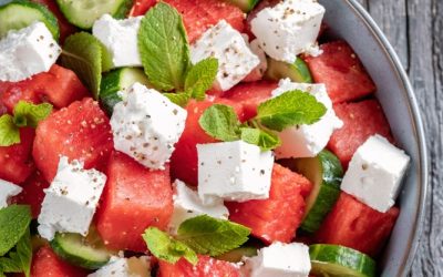 Cucumber-Watermelon Salad