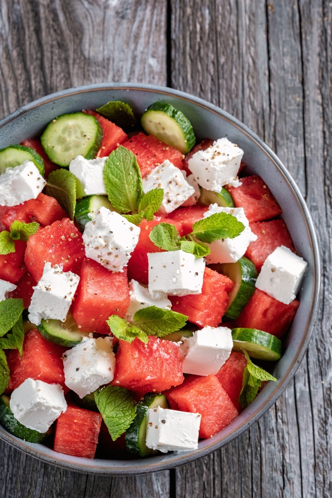 Cucumber-Watermelon Salad