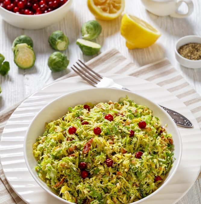 Vegan Brussels Sprouts Slaw